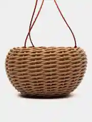 Кашпо из искусственного ротанга