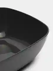 Серый тарелка "Квадро" глубокая