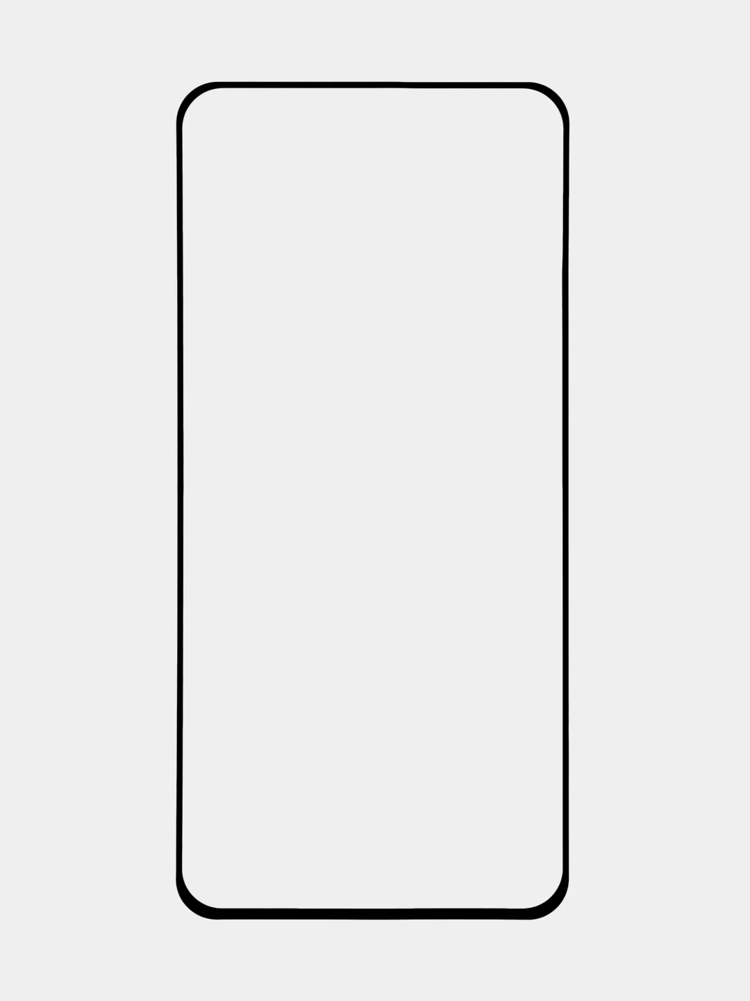 Прозрачный 1-2 шт стекло для Samsung Galaxy A54 защитное ROSCO с олеофобным покрытием и черной рамкой