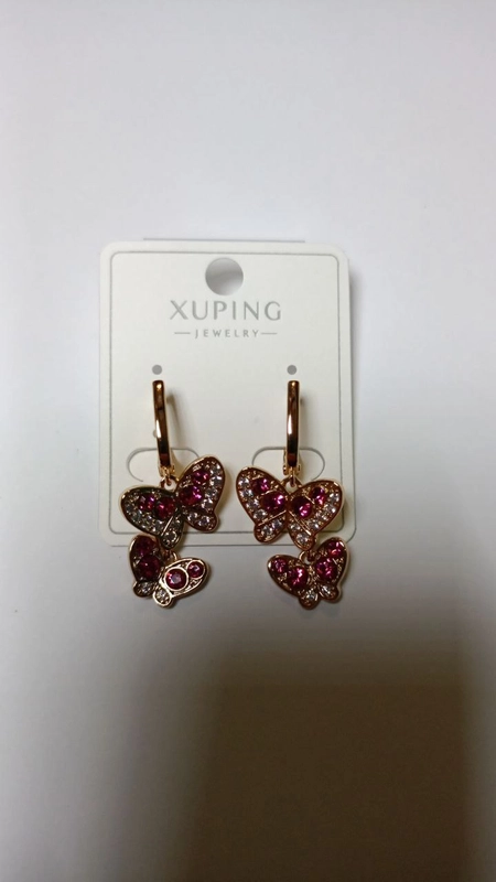 Серьги Xuping гипоаллергенный медицинский сплав