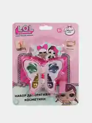Детская косметика Милая леди, "ЛОЛ", тени для век с блестками, помада