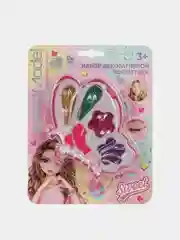 Детская косметика Милая леди, тени для век с блестками, аппликатор