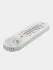 Белый комнатный термометр с гигрометром