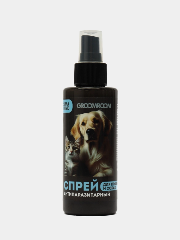 Спрей от паразитов Groomroom для кошек и собак, 150 мл