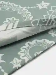 Кремовый комплект постельного белья, Семейный, состав ткани сатин (хлопок 100%)