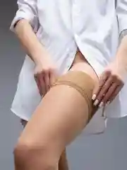 Карамельный чулки женские Giulia EMOTION HAPPY 20