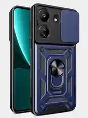 Темно-синий чехол противоударный armors для Xiaomi Redmi 13C 4G и Poco C65 / Редми 13С 4G и Поко С65