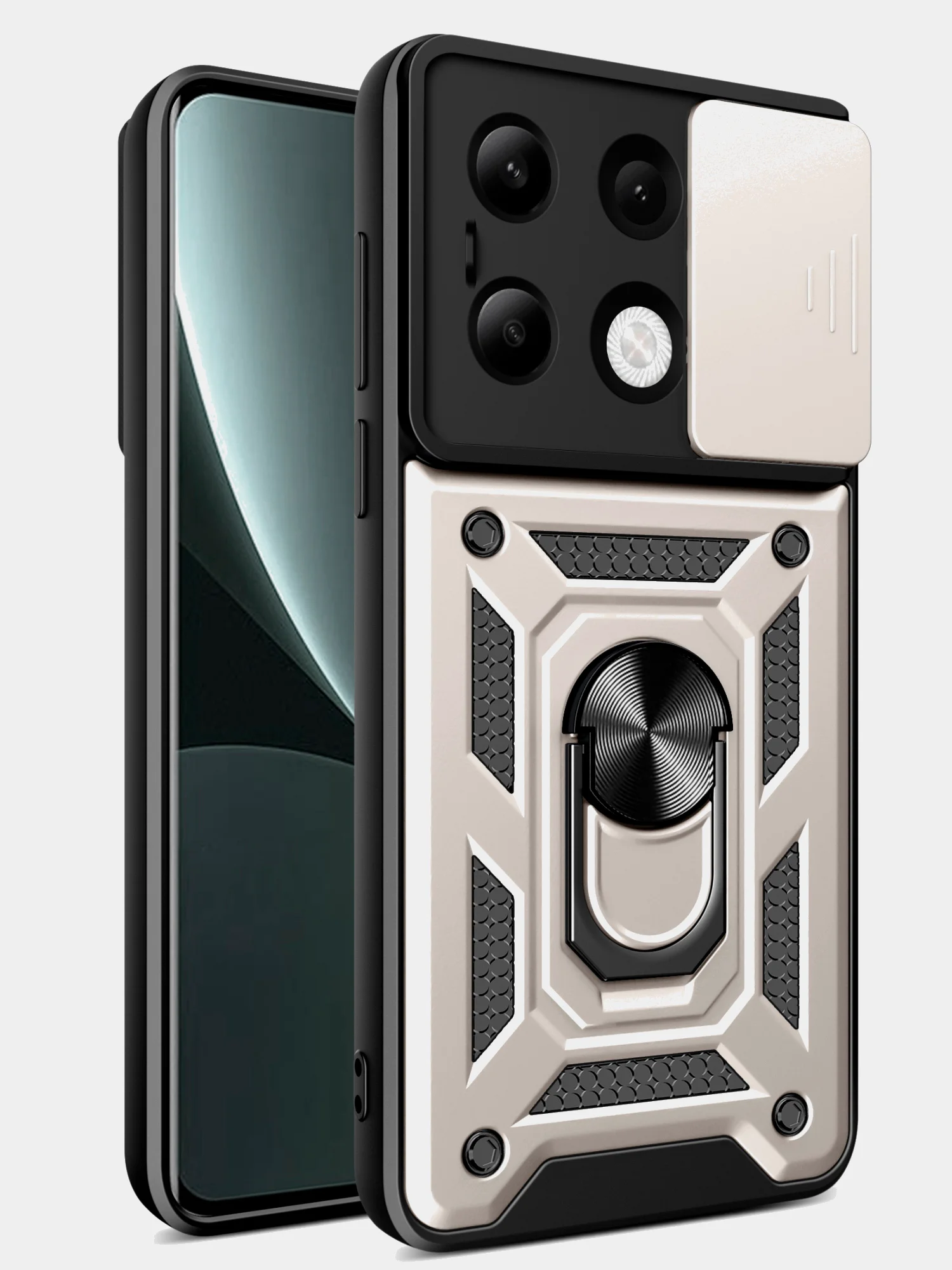 Чехол противоударный armors для Xiaomi Redmi Note 13 4G / Редми Нот 13 4G с защитой камеры
