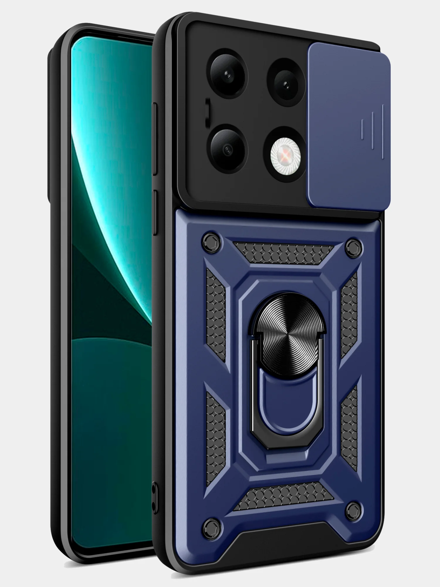 Чехол противоударный armors для Xiaomi Redmi Note 13 4G / Редми Нот 13 4G с защитой камеры