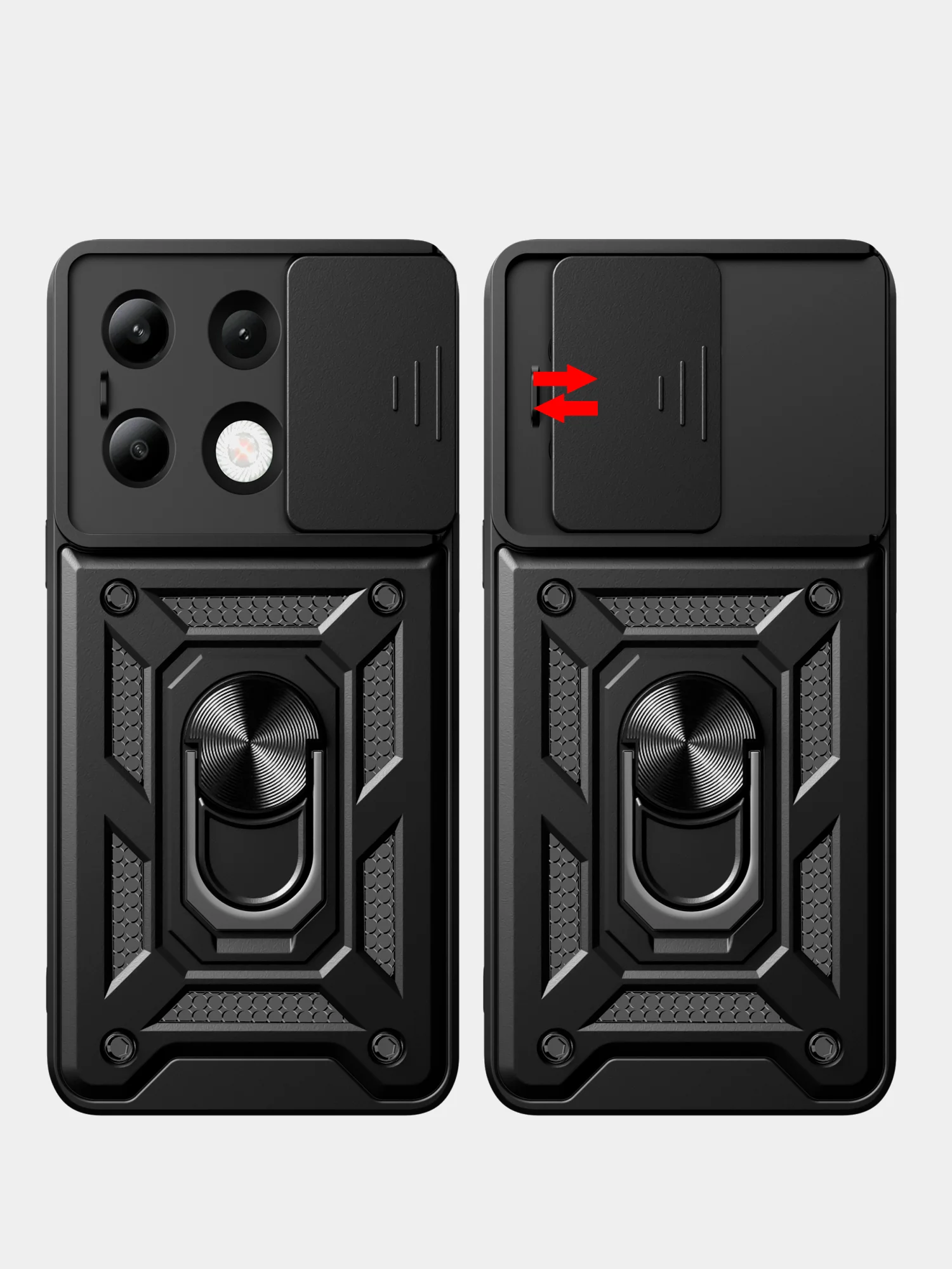 Чехол противоударный armors для Xiaomi Redmi Note 13 4G / Редми Нот 13 4G с защитой камеры