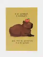 Ежедневник А6, 80 л. Мягкая обл. Капибара