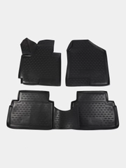 Коврики 3D в салон Jac S5, 2017-, 4 шт. (полиуретан) / Джак С5 Игл