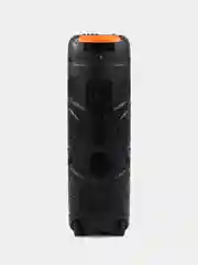 Черный беспроводная портативная колонка bluetooth с микрофоном и LED-подсветкой