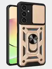 Золотой чехол противоударный armors для Samsung A25 / Самсунг А25 с защитой камеры