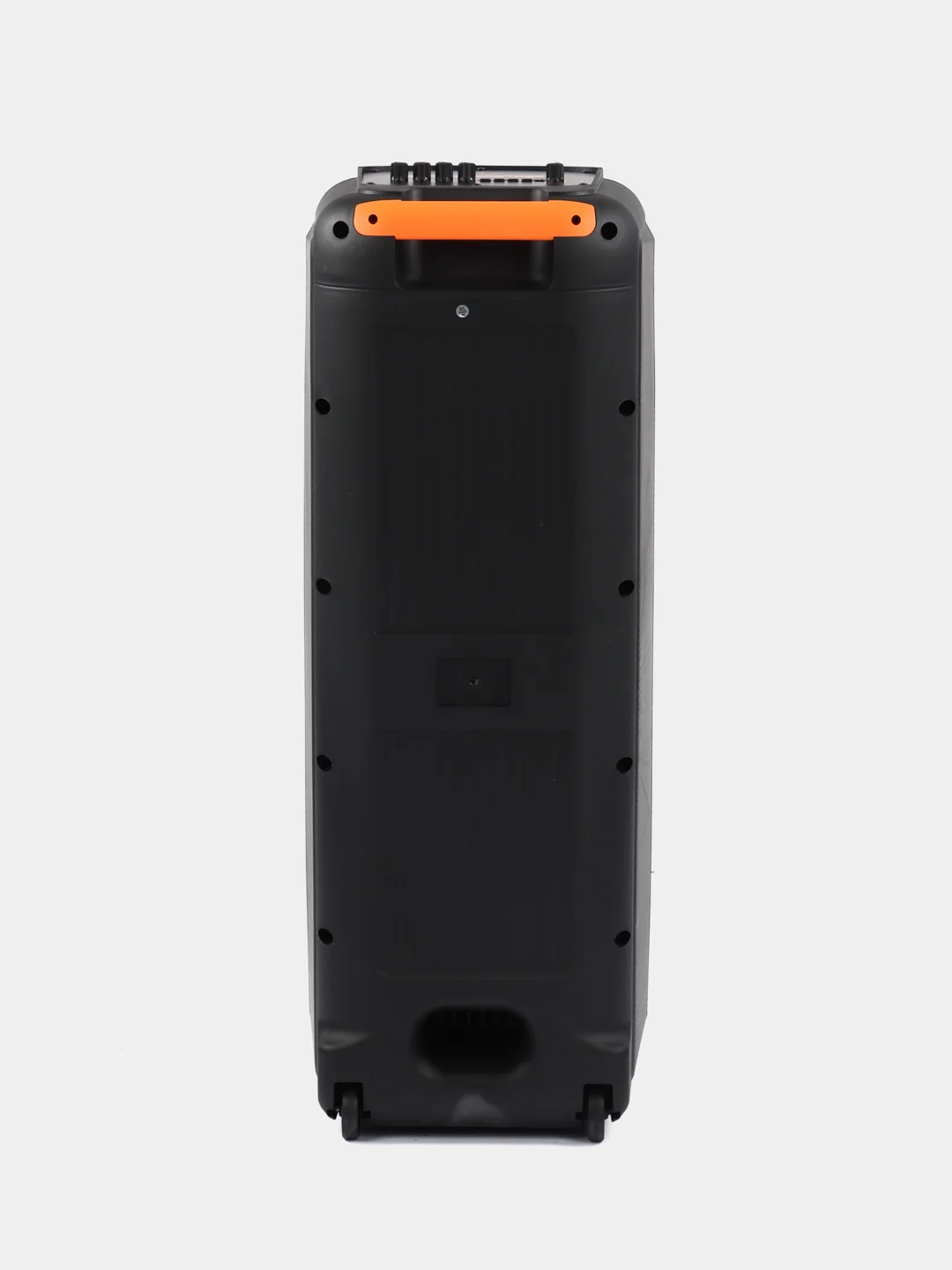 Черный беспроводная портативная колонка bluetooth с микрофоном и LED-подсветкой