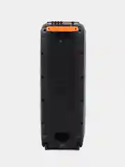 Черный беспроводная портативная колонка bluetooth с микрофоном и LED-подсветкой