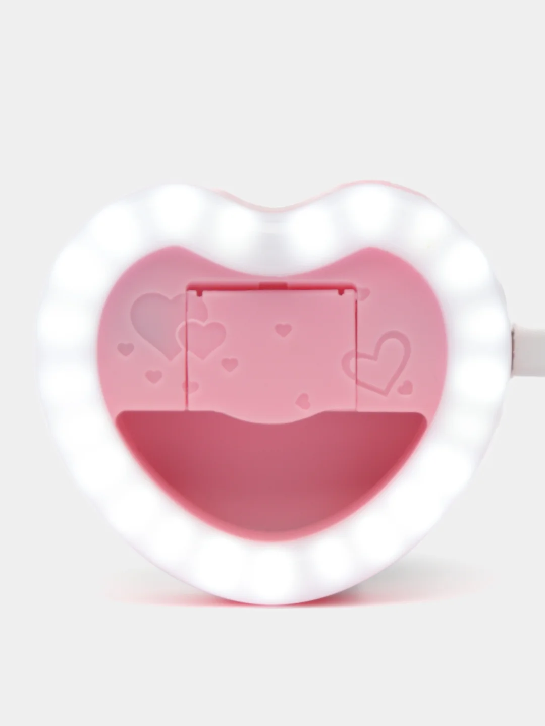 Подсветка вспышка для селфи на телефон USB сердечко 23LED