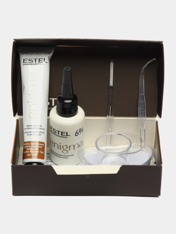 Краска для бровей и ресниц Estel Professional Enigma (набор с оксидом)
