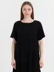 Черный женское летнее платье