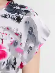 Белый женское платье туника