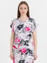 Белый женское платье туника