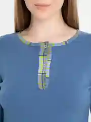 Синий пижама женская Lentex Мари