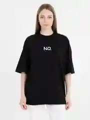Черный футболка оверсайз "YES/NO", унисекс, oversize, T-Shirt с принтом, хлопок