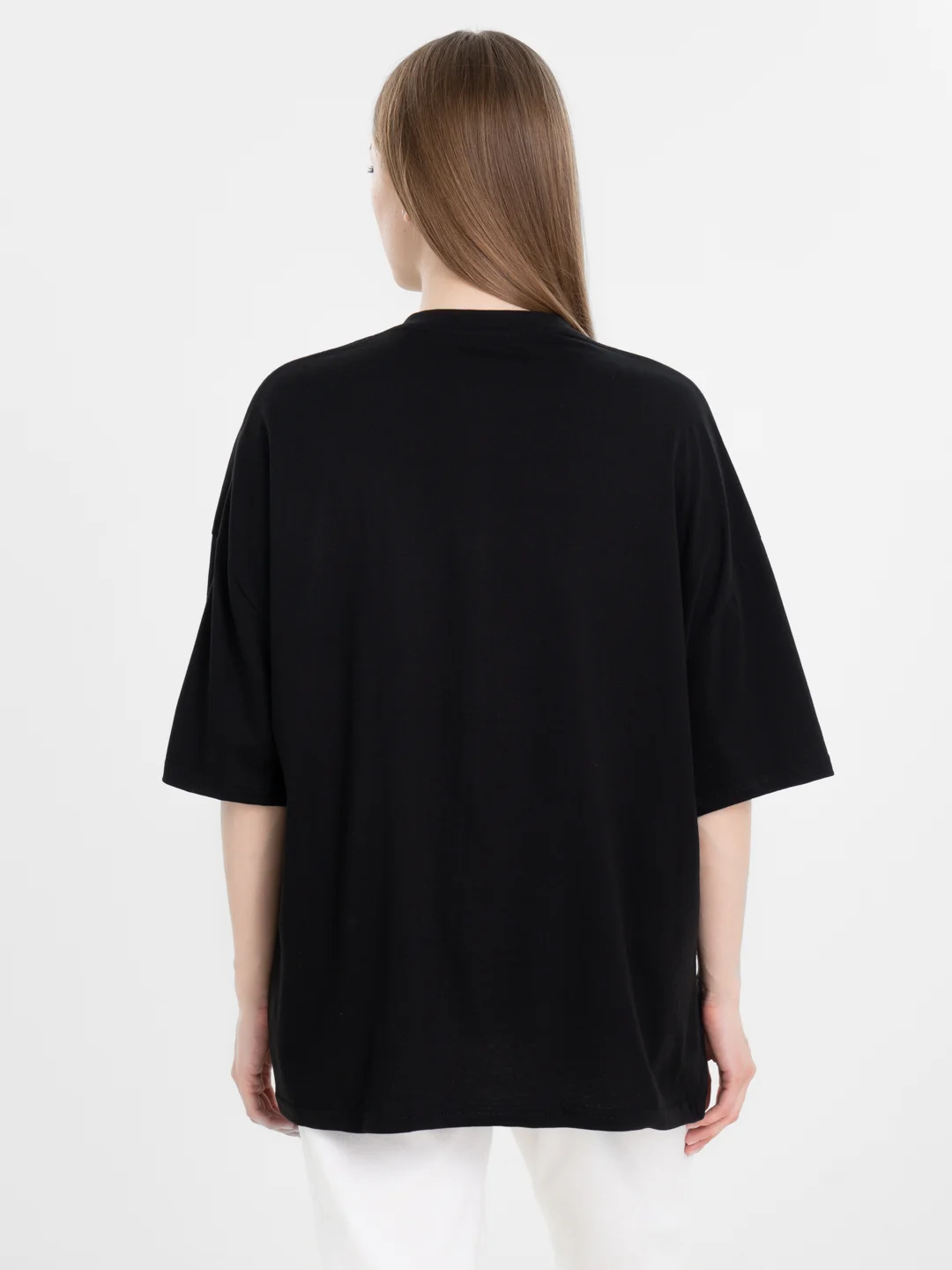 Хром футболка оверсайз "YES/NO", унисекс, oversize, T-Shirt с принтом, хлопок