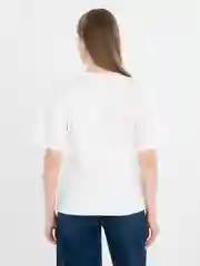 Белый футболка женская, с блеском