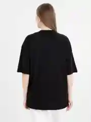 Черный футболка оверсайз "I am okay", унисекс, oversize, T-Shirt с принтом, хлопок