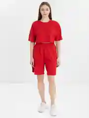 Коралловый спортивный костюм женский