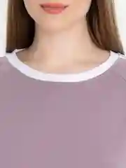 Аметистовый женский костюм шорты с футболкой