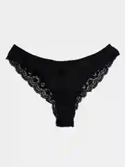 Черный трусы женские INNAMORE BD37284 Mirto бразилиано