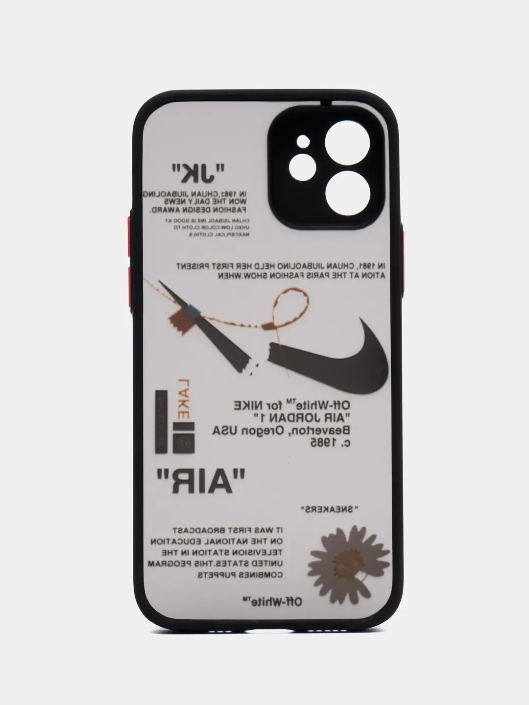Бежевый меланж apple iPhone 15, Айфон 15 чехол матовый с обьемный с принтом для iPhone 15