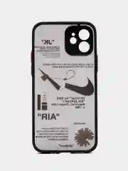 Бежевый меланж apple iPhone 15, Айфон 15 чехол матовый с обьемный с принтом для iPhone 15