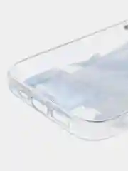 Бирюзовый apple iPhone 15, Айфон 15 чехол матовый с обьемный с принтом для iPhone 15
