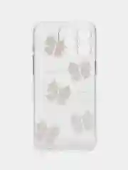 Бордовый apple iPhone 15, Айфон 15 чехол матовый с обьемный с принтом для iPhone 15