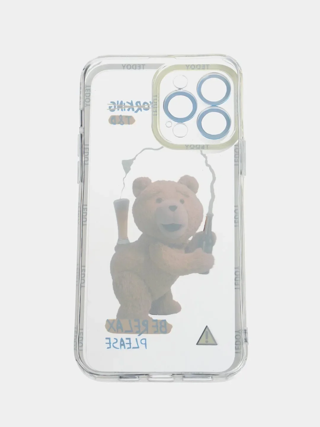 Кораллово-розовый apple iPhone 15, Айфон 15 чехол матовый с обьемный с принтом для iPhone 15