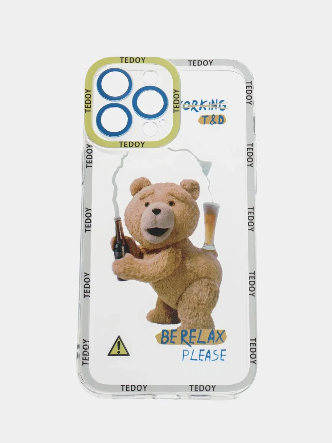 Кораллово-розовый apple iPhone 15, Айфон 15 чехол матовый с обьемный с принтом для iPhone 15