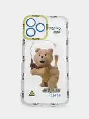 Кораллово-розовый apple iPhone 15, Айфон 15 чехол матовый с обьемный с принтом для iPhone 15