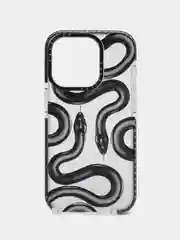 Оливковый apple iPhone 15, Айфон 15 чехол матовый с обьемный с принтом для iPhone 15