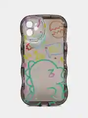 Коричневый apple iPhone 15, Айфон 15 чехол матовый с обьемный с принтом для iPhone 15