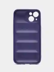 Лавандовый apple iPhone 15, Айфон 15 чехол матовый с обьемный с принтом для iPhone 15
