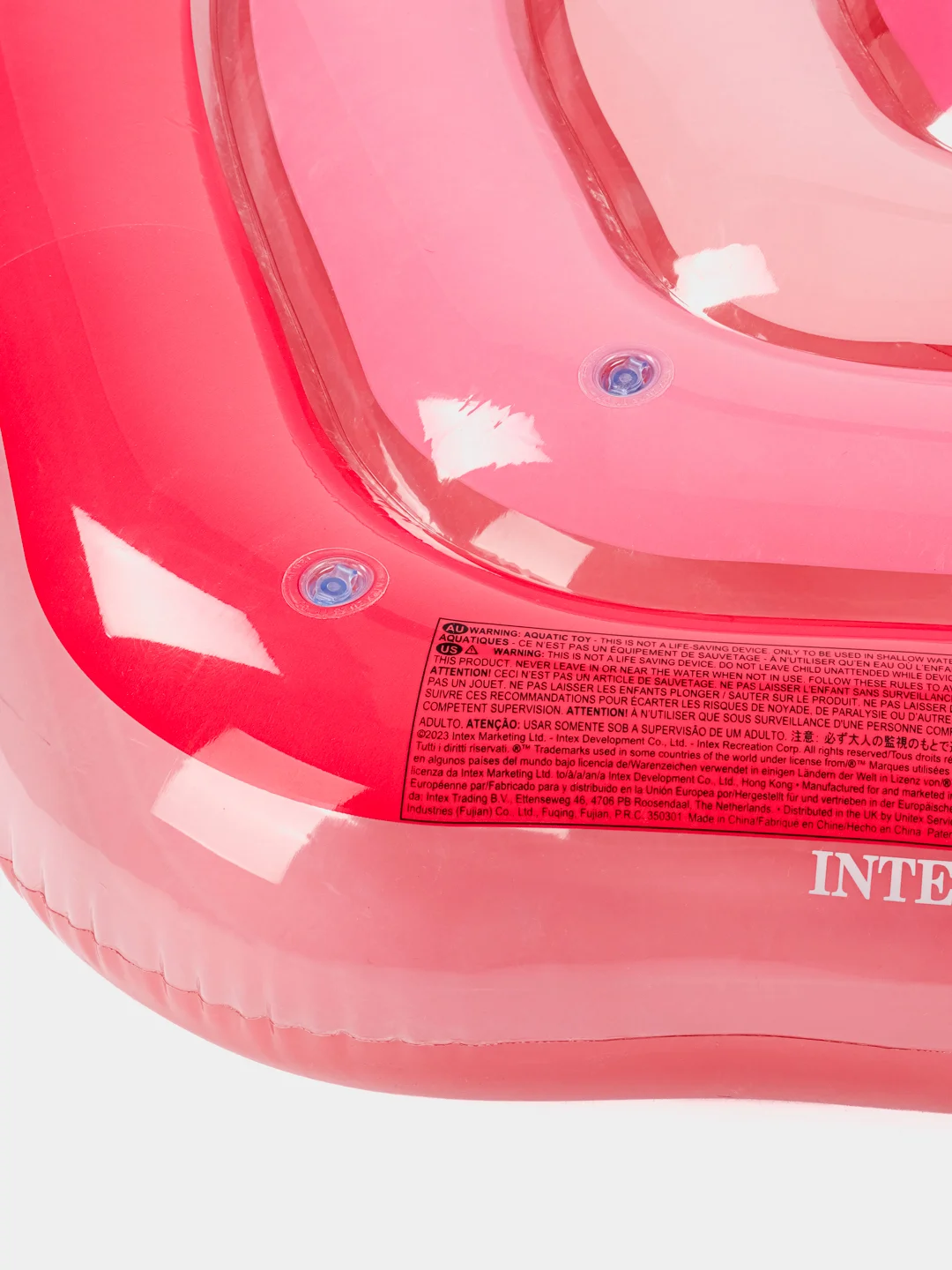 Надувной матрас для плавания INTEX "Милое сердце" 155х135х25см, до 100кг