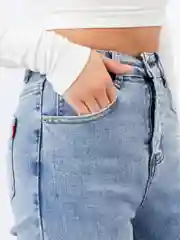 Небесно-голубой женские джинсы широкие wide leg трубы палаццо