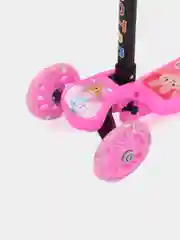 Розовый самокат детский 2- 5 лет со светящимися колесами