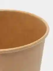 Одноразовые бумажные стаканы, стаканчики 350 мл, 50 штук, х/г, Laima Eco Craft, 608370