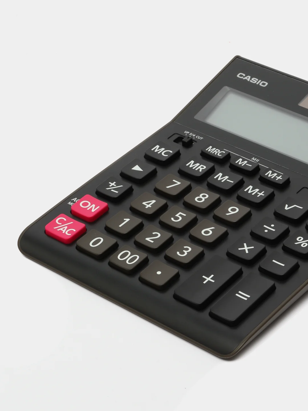 Калькулятор Casio GR-12-W, настольный электронный маленький, 12 разрядов, двойное питание