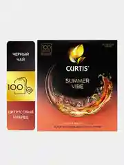 Чай черный CURTIS Summer Vibe, c чабрецом, мятой и ароматом цитрусовых, 100 пакетиков