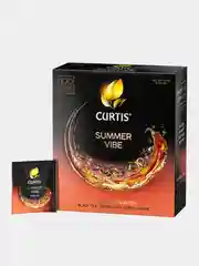Чай черный CURTIS Summer Vibe, c чабрецом, мятой и ароматом цитрусовых, 100 пакетиков